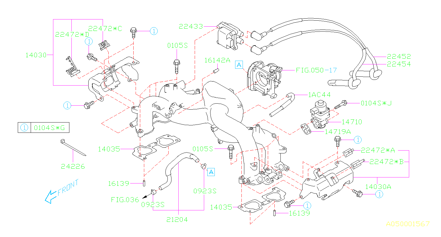 Subaru Forester Spark Plug Wire - 22454AA140 | Heuberger Subaru