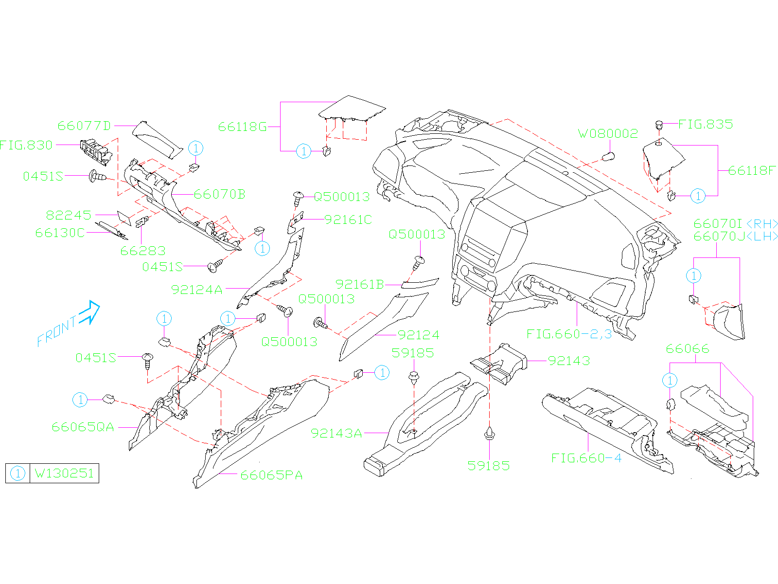 Subaru Forester Engine Decal. Label Fuse - 82245SJ000 | Heuberger